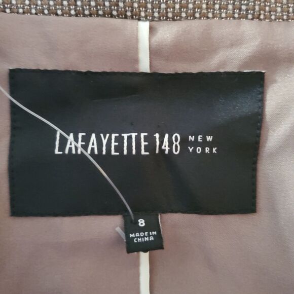 Lafayette 148 New York Brown Blazer (8) - Picture 5 of 5